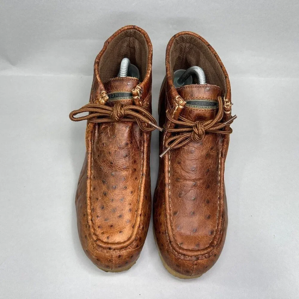 Roper Performance Men's Size 9 Brown Leather Gum Sole Chukka Boots‎